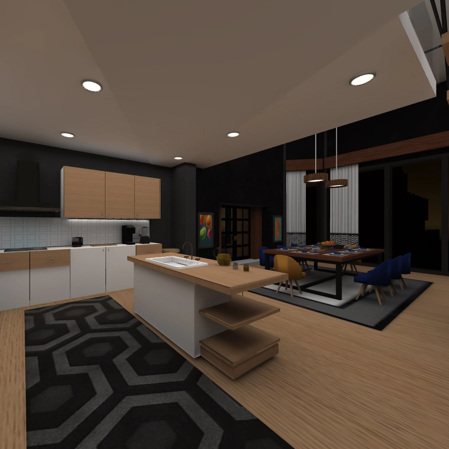 Simli VR workspace with audience